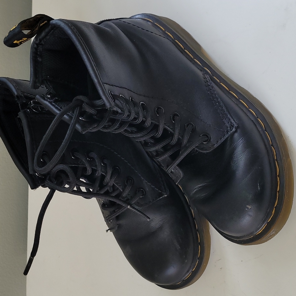 Dr Marten Matte Black 1460 Boots